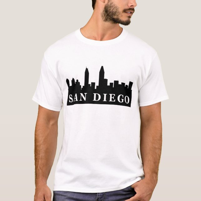 Camiseta Skyline de San Diego (Frente)