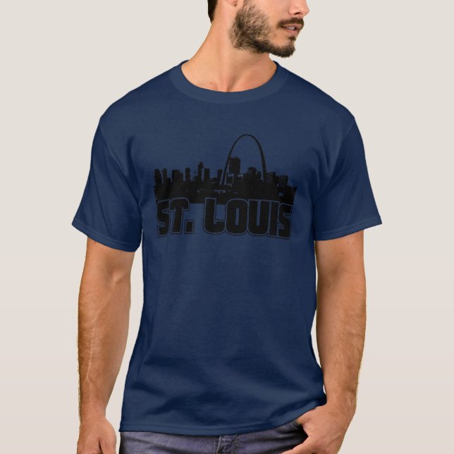 Camiseta Skyline de St Louis (Frente)