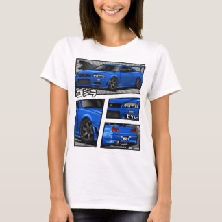 Camiseta Skyline Gtr R34 Manga Lovers T-ShirtGTR R-34 Manga