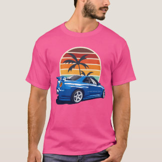 Camiseta SKYLINE GTRR34 JDMWINURBO Carro Clássico Japonês f