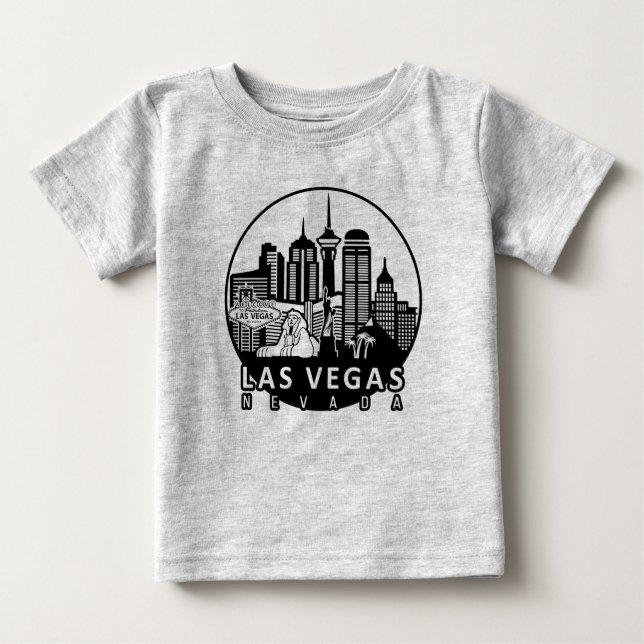 Camiseta Skyline Las Vegas Nevada (Frente)