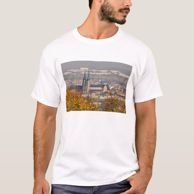 Camiseta Skyline of Bamberg, Alemanha (Frente)