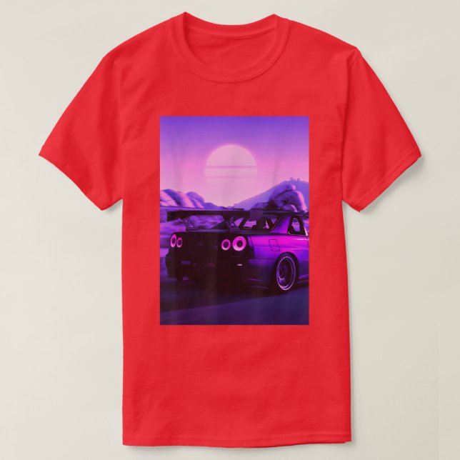 Camiseta Skyline R34 JDM 1041 (Frente do Design)