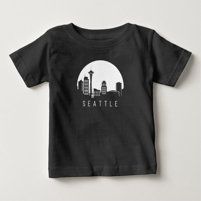 Camiseta Skyline Seattle (Frente)