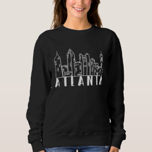 Camiseta Skyline Silhouette da Atlanta Georgia