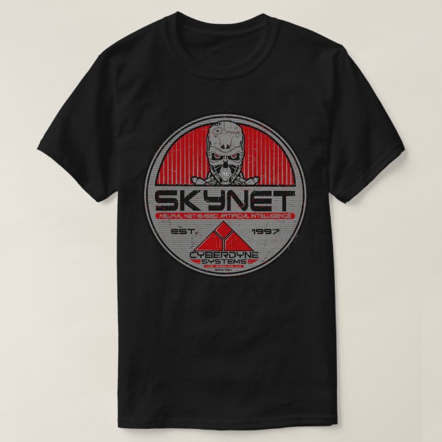 Camiseta Skynet (Frente do Design)