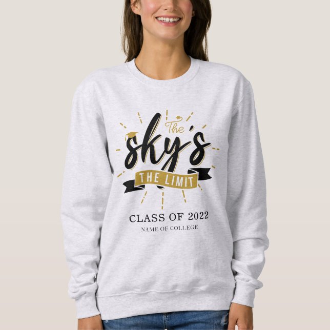 Camiseta Skys A Classe de Formando Limite do Nome de Gradua (Frente)