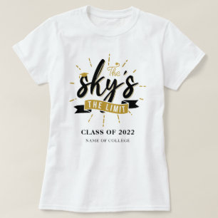 Camiseta Sky's The Limit Class of 2022 Formando Personaliza