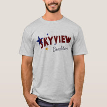 Skyview Drive-In Theater Tela Brockton Scrib Tee