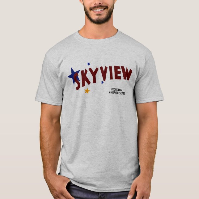 Camiseta Skyview Drive-In Theater Tela Brockton Tee (Frente)
