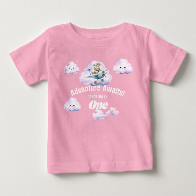Camiseta Skyward Soiree: Aventura do Urso Teddy (Frente)