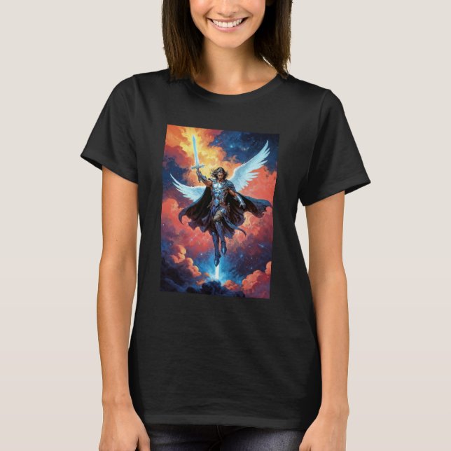 Camiseta Skywarden Warrior Archangel Michael (Frente)