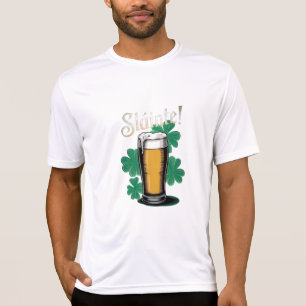 Camiseta Slàinte! Pint de Cerveja no Dia de São Patrício em