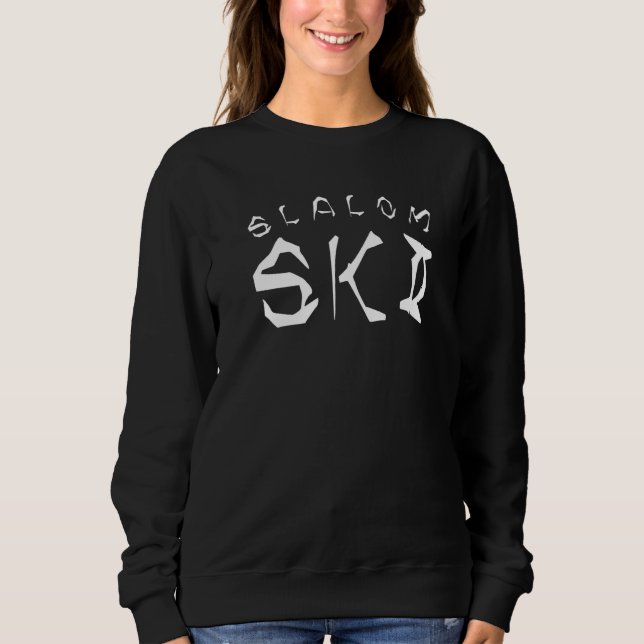 Camiseta Slalom Ski Skiers Skiing Skier (Frente)