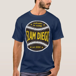 Camiseta Slam Diego Retro Ball Amarelo