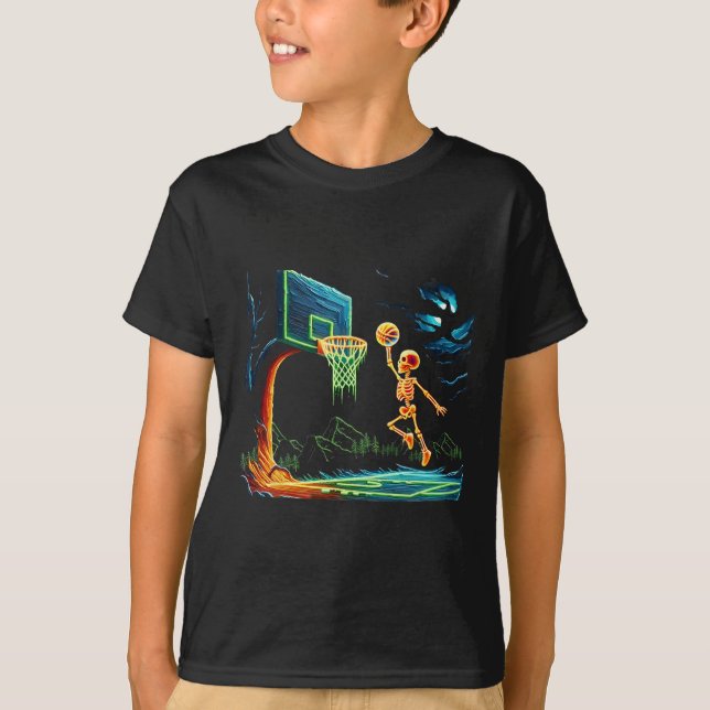 Camiseta Slam Dunk Hoop Halloween Men Fans (Frente)