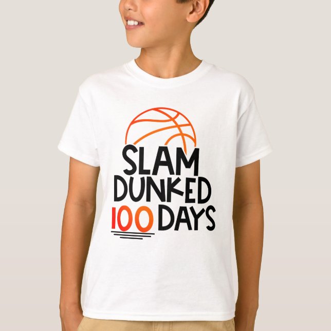Camiseta Slam Dunked 100 Dias | Basquete (Frente)