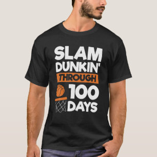 Camiseta Slam Dunkin Por 100 Dias Jogador De Basquete Coa