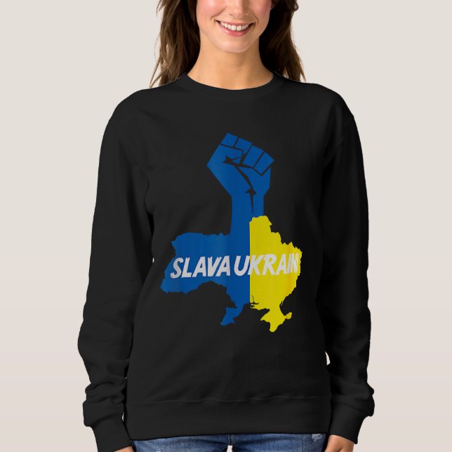 Camiseta Slava Ucraniano Solidariedade (Frente)