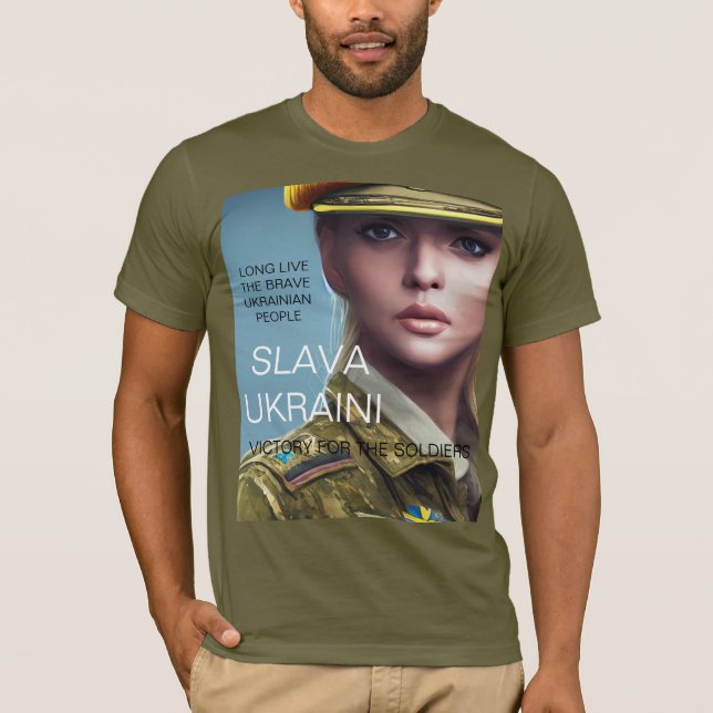 CAMISETA SLAVA UKRAINI (Frente)