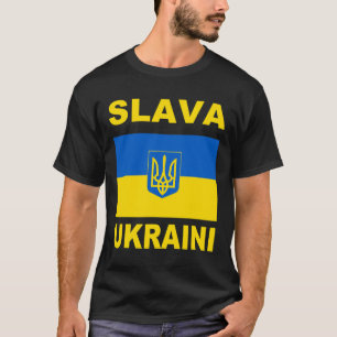 Camiseta Slava Ukraini Glória à Ucrânia Apoie a Bandeira Uc