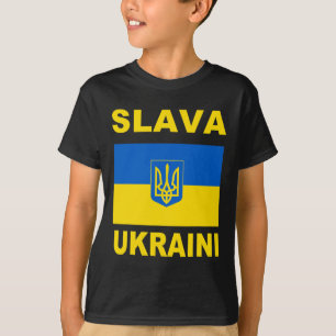 Camiseta Slava Ukraini Glória à Ucrânia Apoie a Bandeira Uc