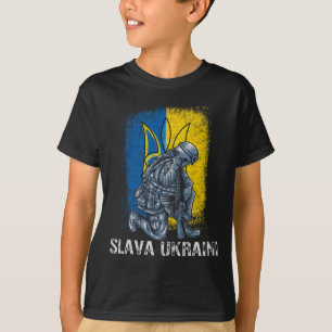 Camiseta Slava Ukraini Glória à Ucrânia Tridente Pró-Ucrâni