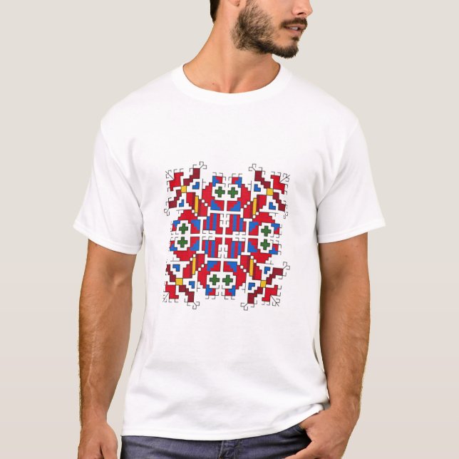CAMISETA SLAVIC FOLK MOTIF (Frente)