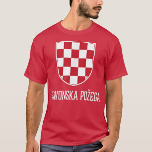 Camiseta Slavonska Pozega, Croácia - Croata Hrvatska Shir