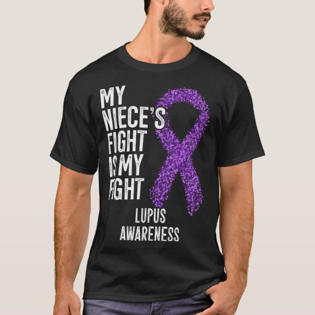 Camiseta SLE My Niece s Fight Is My Fight Lupus Awareness (Frente)