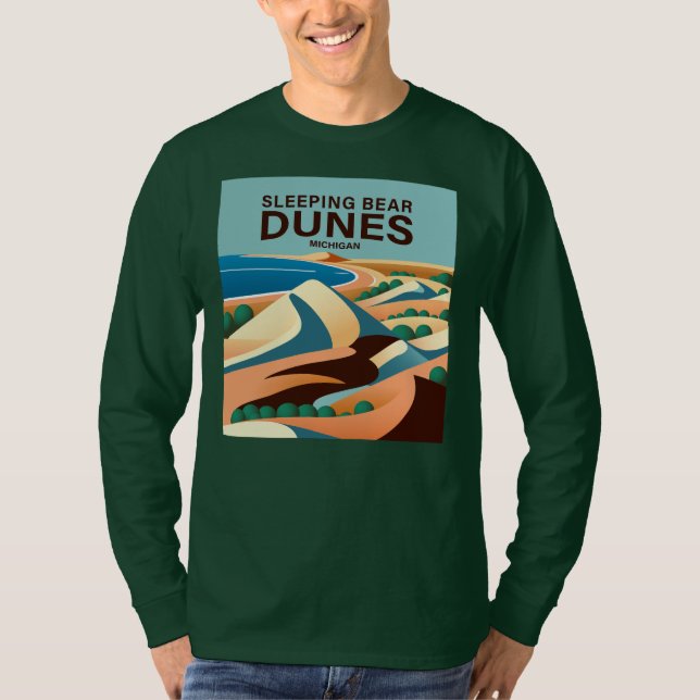Camiseta Slear Bear Dunes Michigan (Frente)