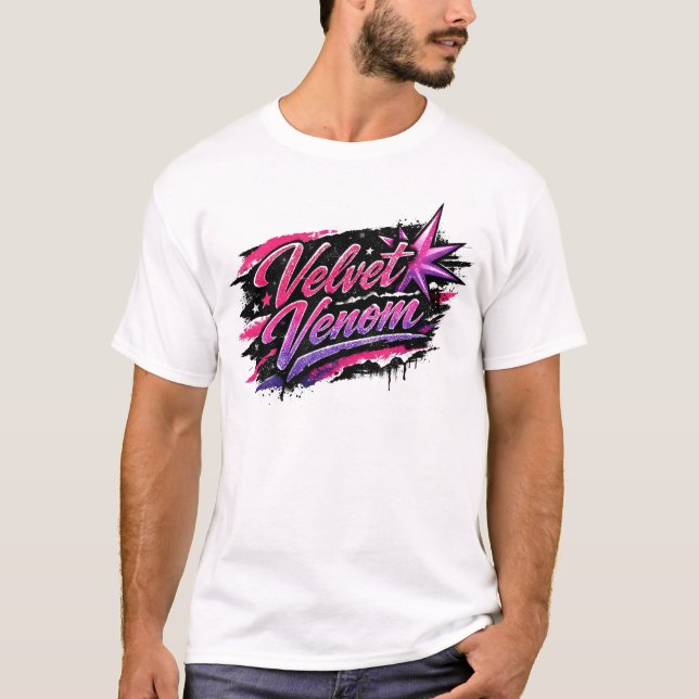Camiseta Sleaze Glam Throwback (Frente)