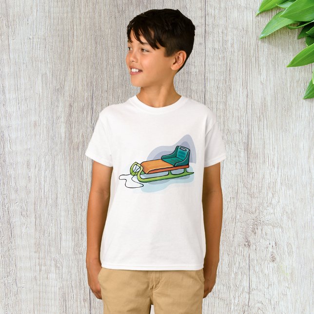 Camiseta Sled de Neve (Criador carregado)
