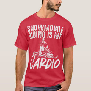 Camiseta Sled Motor Winter Sports Snowmobile Riding 659