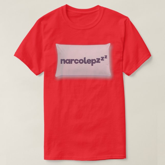 Camiseta Sleep Disorders Narcolepsy zzzz (Frente do Design)