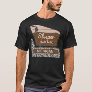 Camiseta Sleeper State Park Michigan MI - Sinal de boas-vin