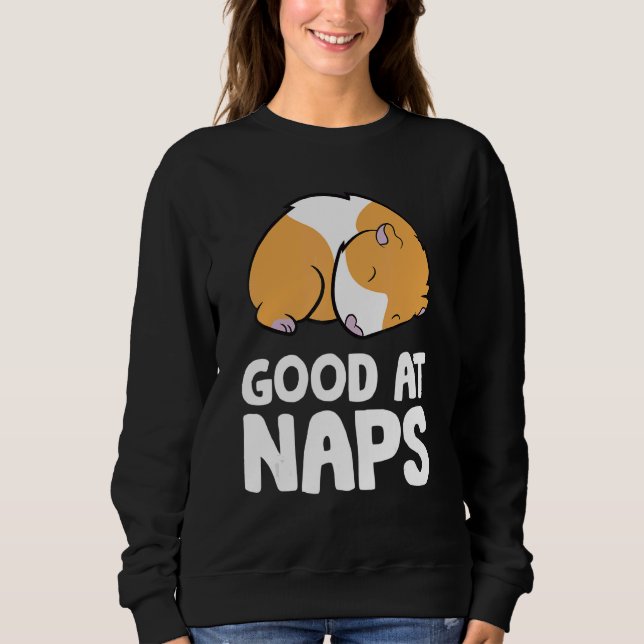Camiseta Sleeping Guinea Pig Good At Naps Napping Guinea Pi (Frente)