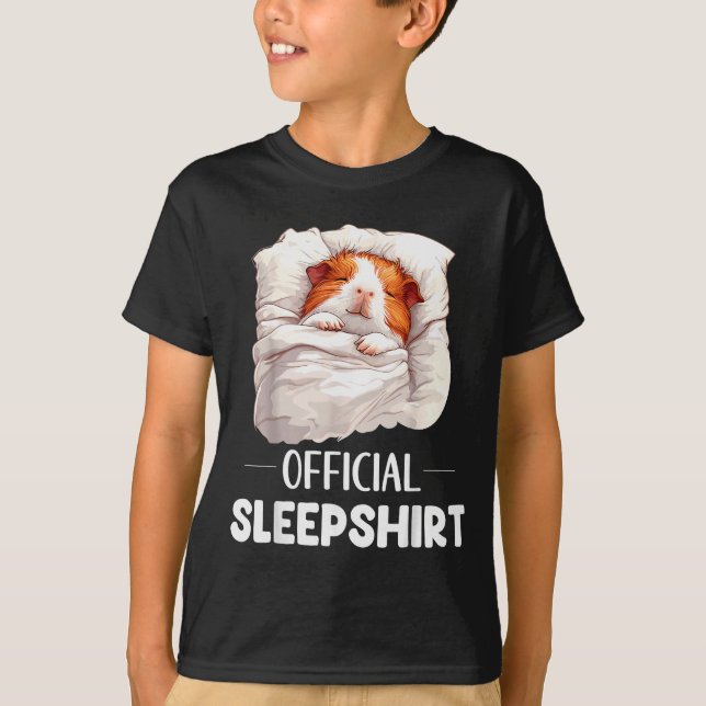 Camiseta Sleepshirt Sleeng Guinea G Animal Lovers Pajama  (Frente)
