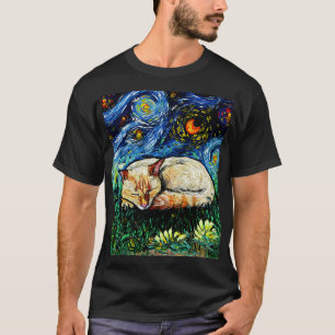 Camiseta Sleepy Flame Point Siamese Night