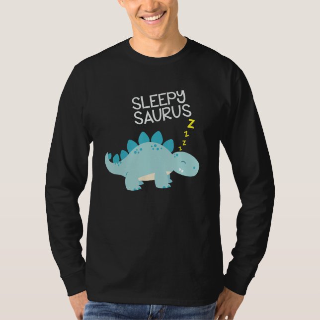 Camiseta Sleepy Saurus Dinossaur (Frente)