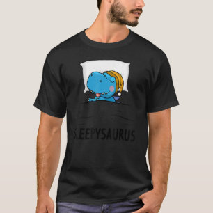 Camiseta Sleepysaurus noturno Dinossaur Dino Rex