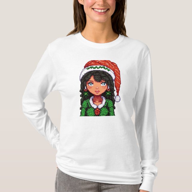 Camiseta Sleev Tshirt Christmas (Frente)
