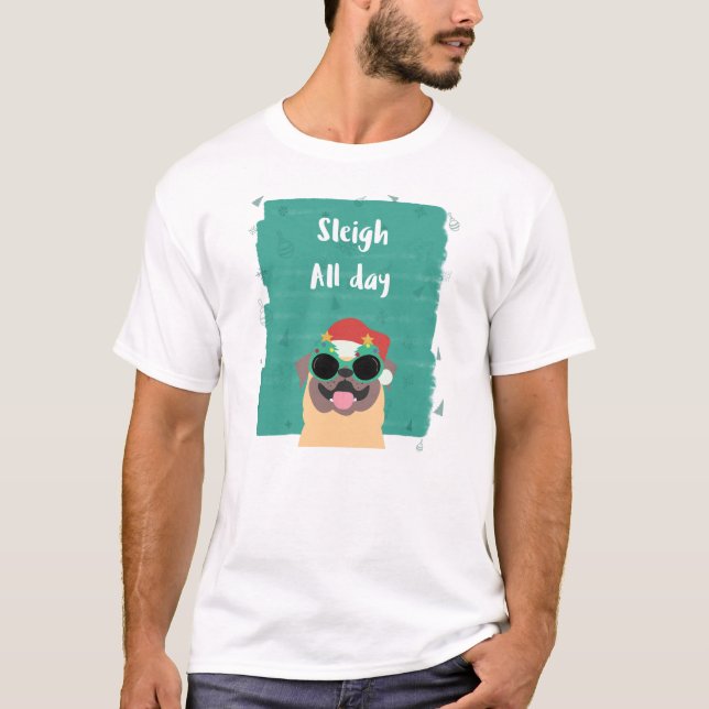 Camiseta Sleigh all day (Frente)