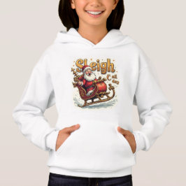 Camiseta Sleigh All Day Hoodie – Funny Christmas Holiday