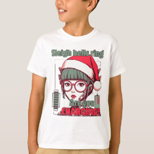 Camiseta Sleigh Bells Ring, Você Está Carregando?