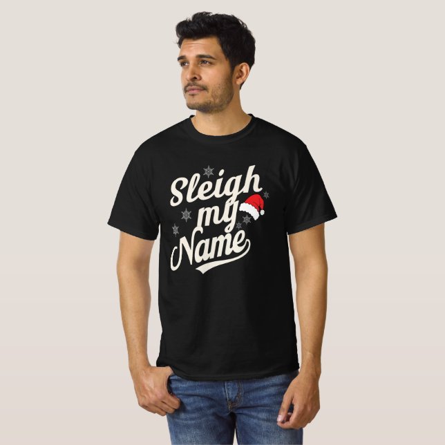 Camiseta Sleigh Name Vibes (Frente Completa)