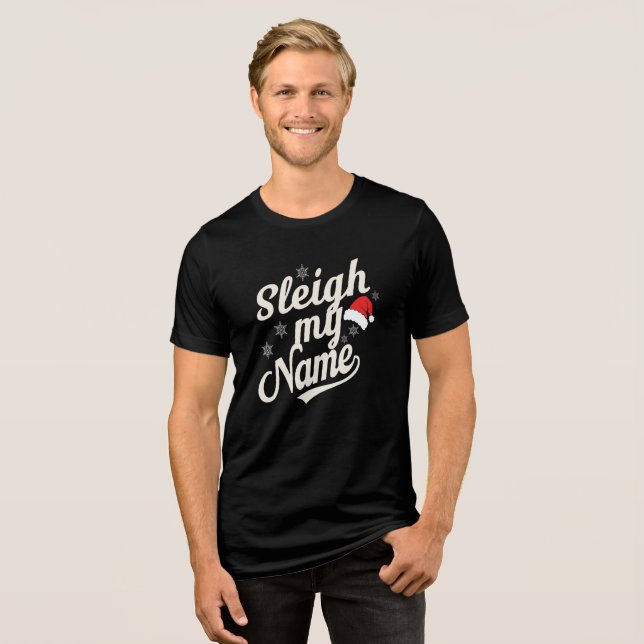 Camiseta Sleigh Name Vibes (Frente Completa)