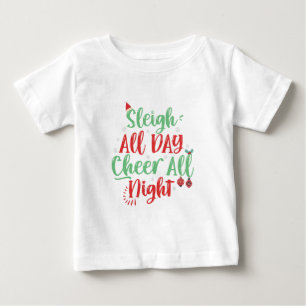 Camiseta Sleigh o dia todo anime a noite toda Engraçado Nat