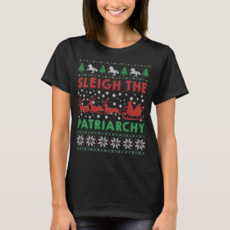 Camiseta Sleigh, O Feminismo Patriarcado Meme Feio