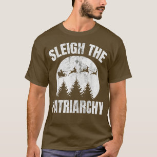 Camiseta Sleigh O Patriarcado Papai noel Fem Feminista de N